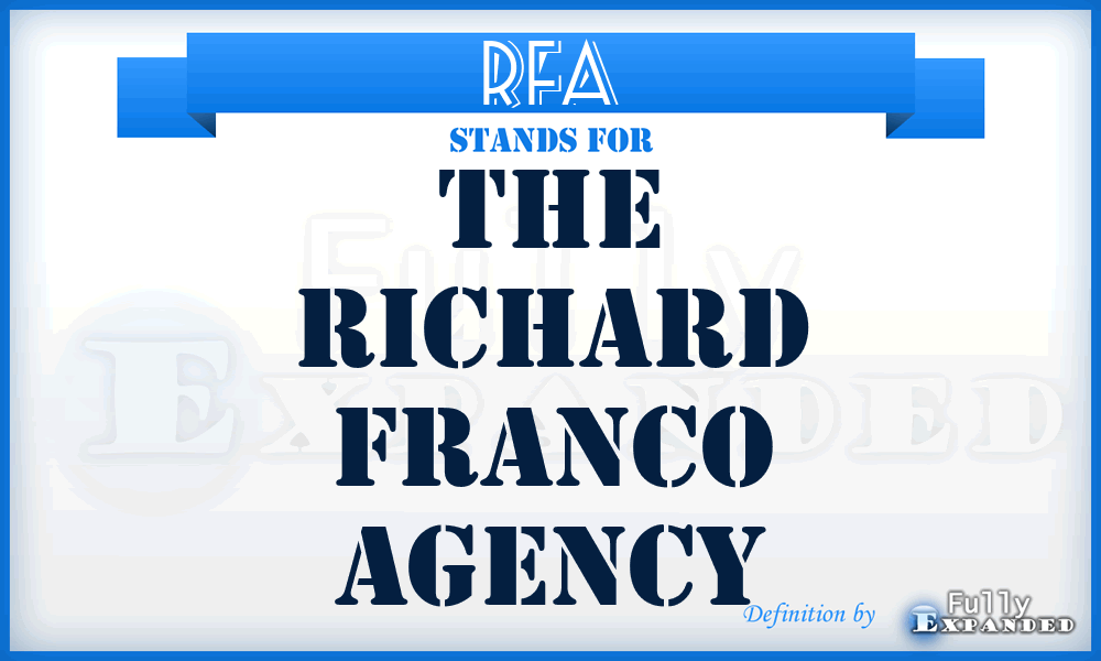 RFA - The Richard Franco Agency