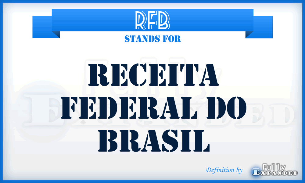 RFB - Receita Federal do Brasil