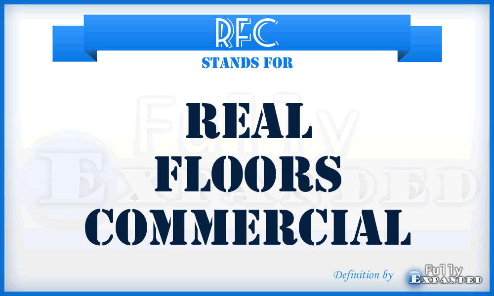 RFC - Real Floors Commercial