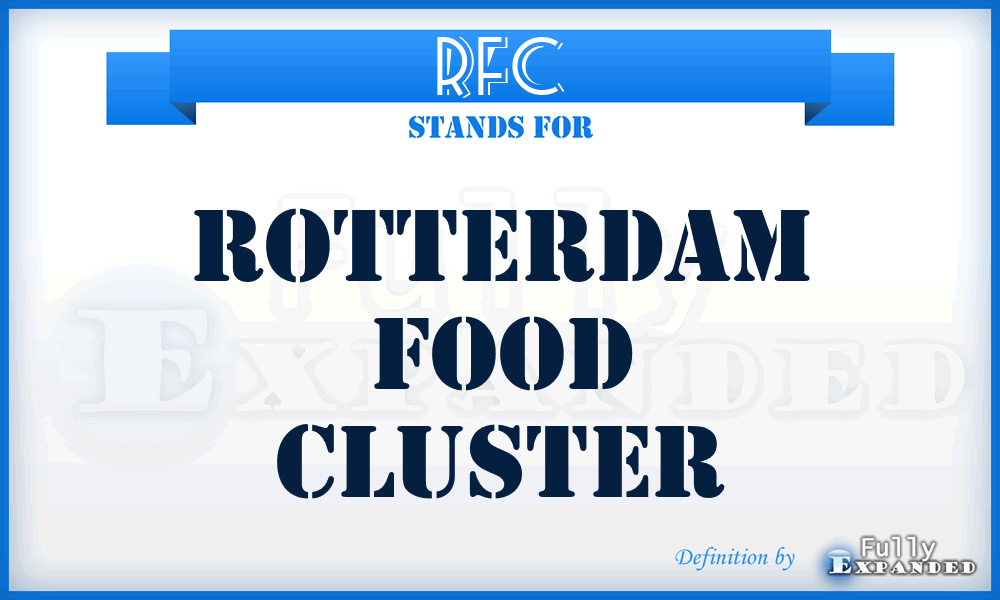 RFC - Rotterdam Food Cluster