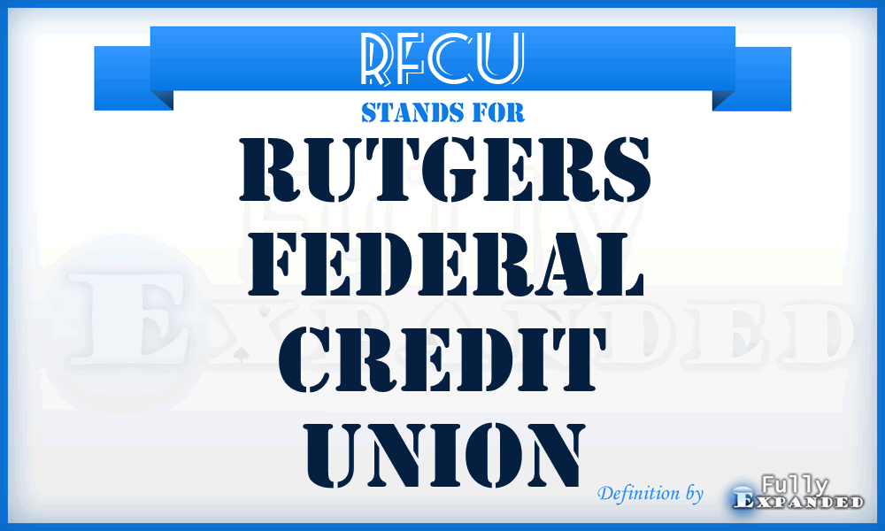 RFCU - Rutgers Federal Credit Union