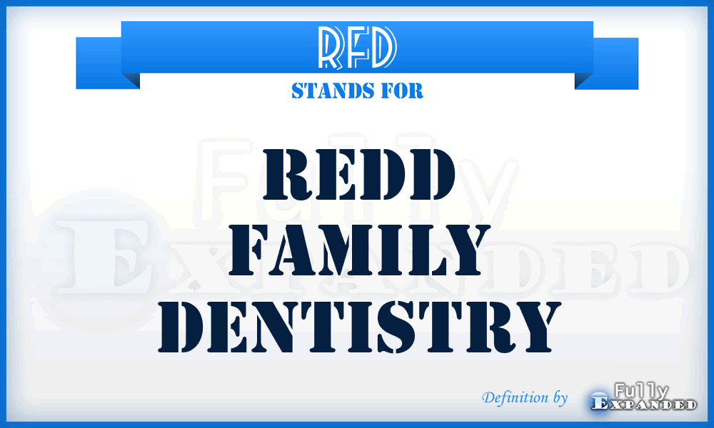 RFD - Redd Family Dentistry