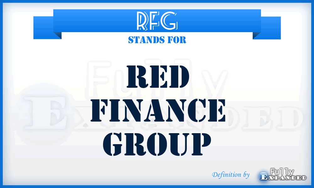 RFG - Red Finance Group
