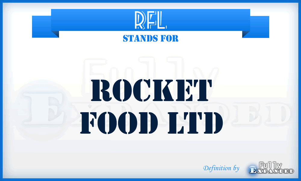 RFL - Rocket Food Ltd