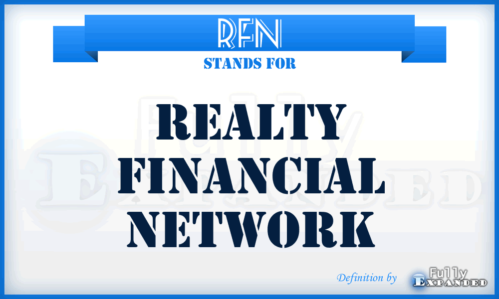 RFN - Realty Financial Network