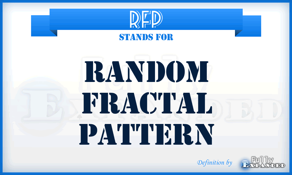 RFP - Random Fractal Pattern