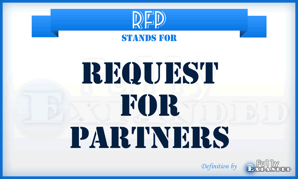 RFP - Request For Partners