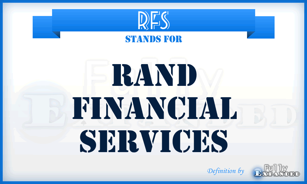 RFS - Rand Financial Services