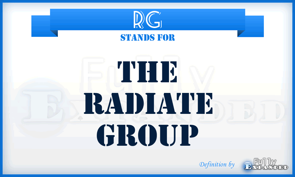 RG - The Radiate Group