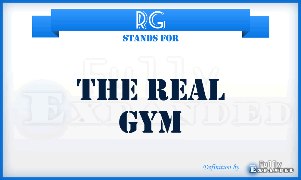 RG - The Real Gym