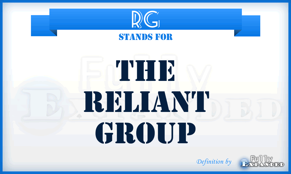 RG - The Reliant Group