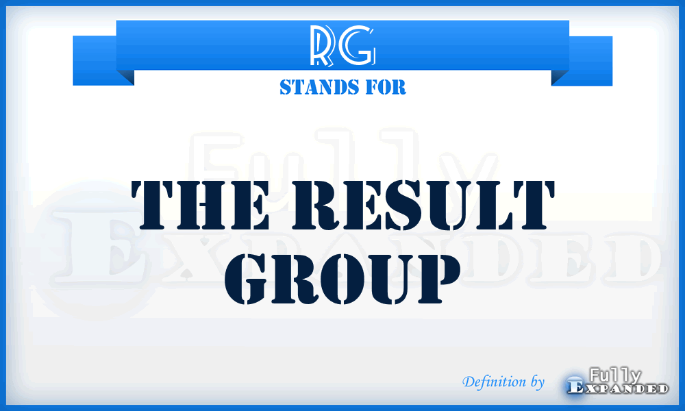 RG - The Result Group