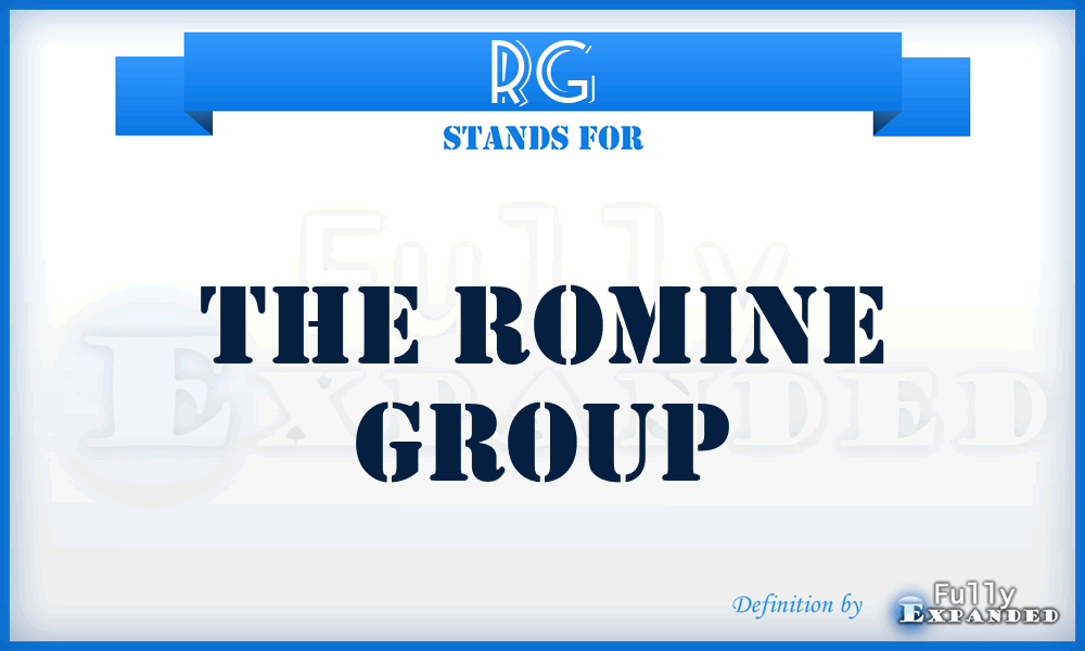 RG - The Romine Group