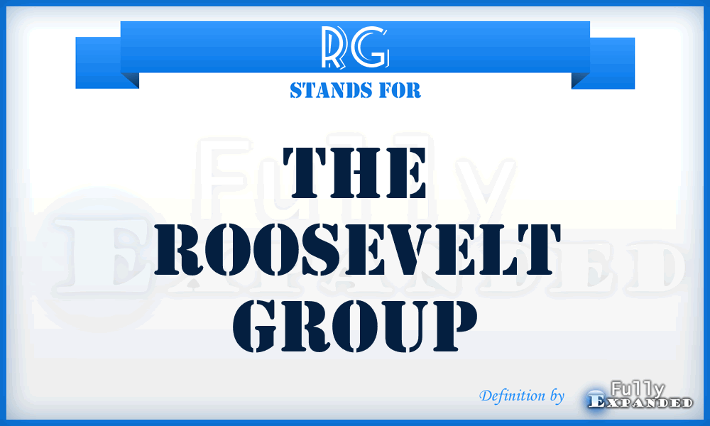 RG - The Roosevelt Group