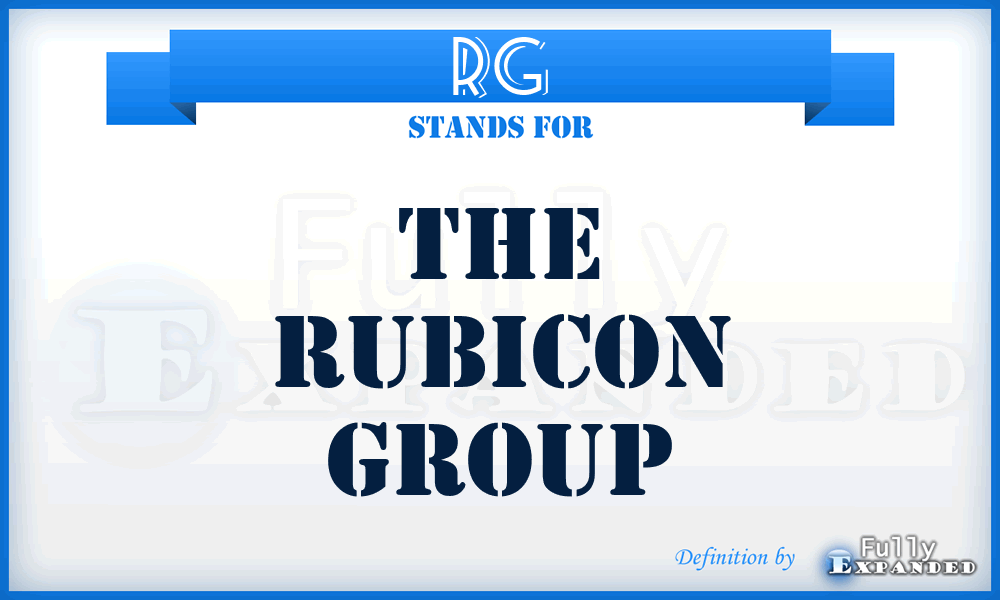 RG - The Rubicon Group