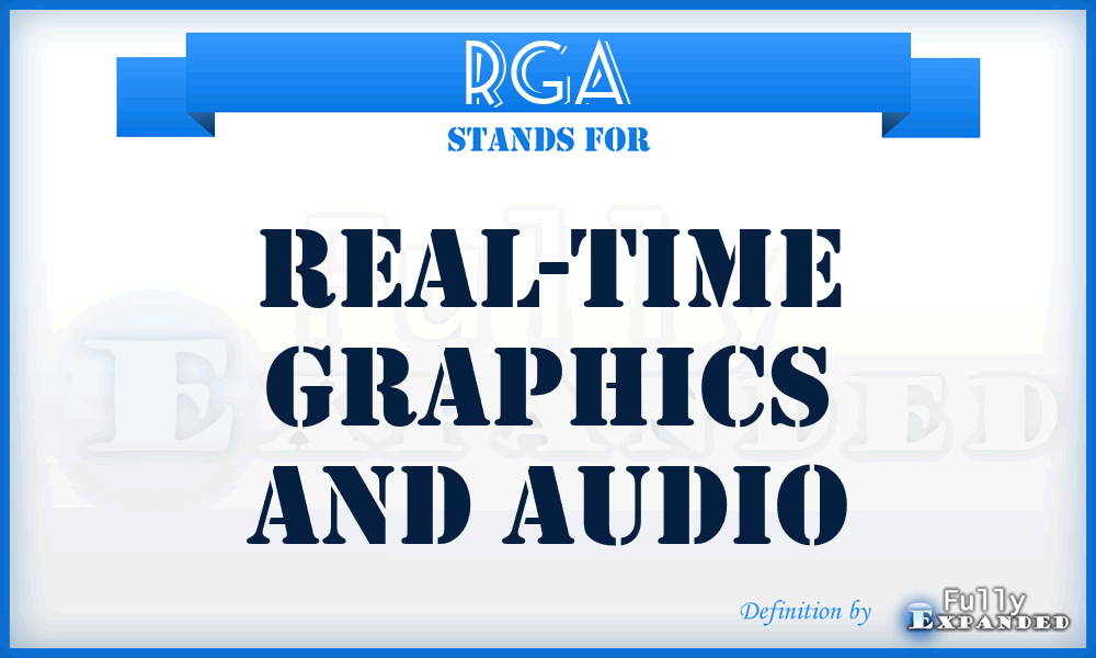 RGA - Real-time Graphics and Audio