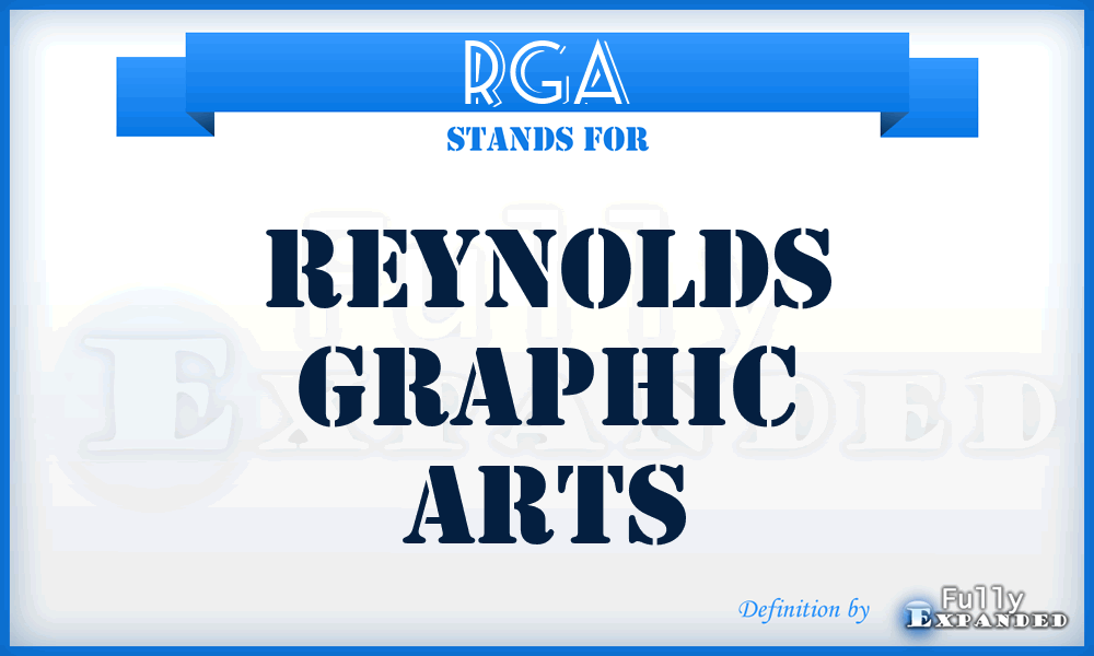 RGA - Reynolds Graphic Arts