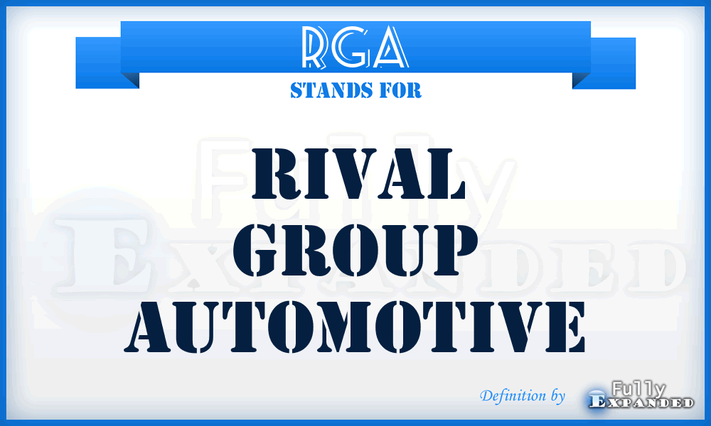 RGA - Rival Group Automotive