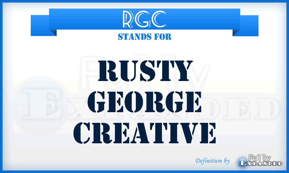 RGC - Rusty George Creative