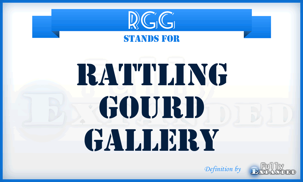 RGG - Rattling Gourd Gallery