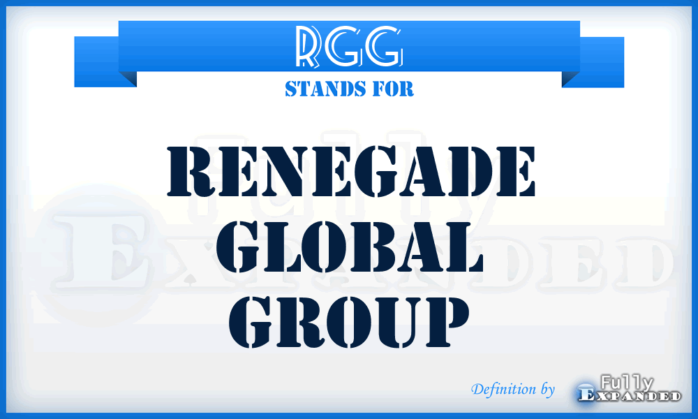 RGG - Renegade Global Group