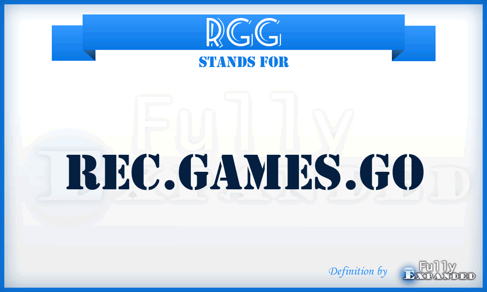 RGG - Rec.Games.Go