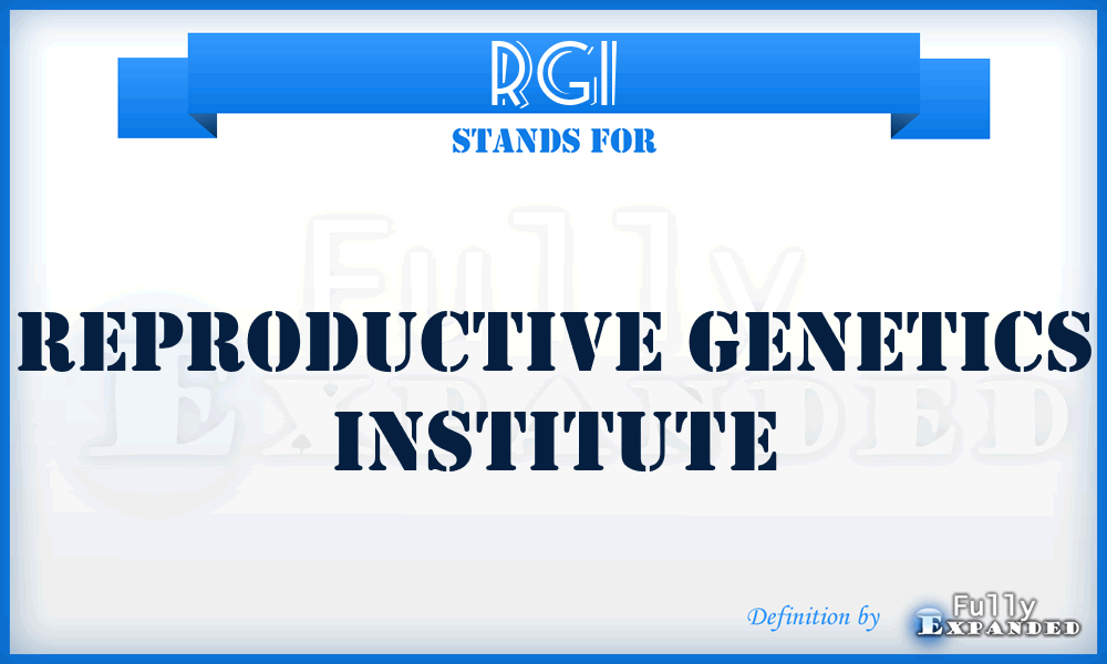 RGI - Reproductive Genetics Institute