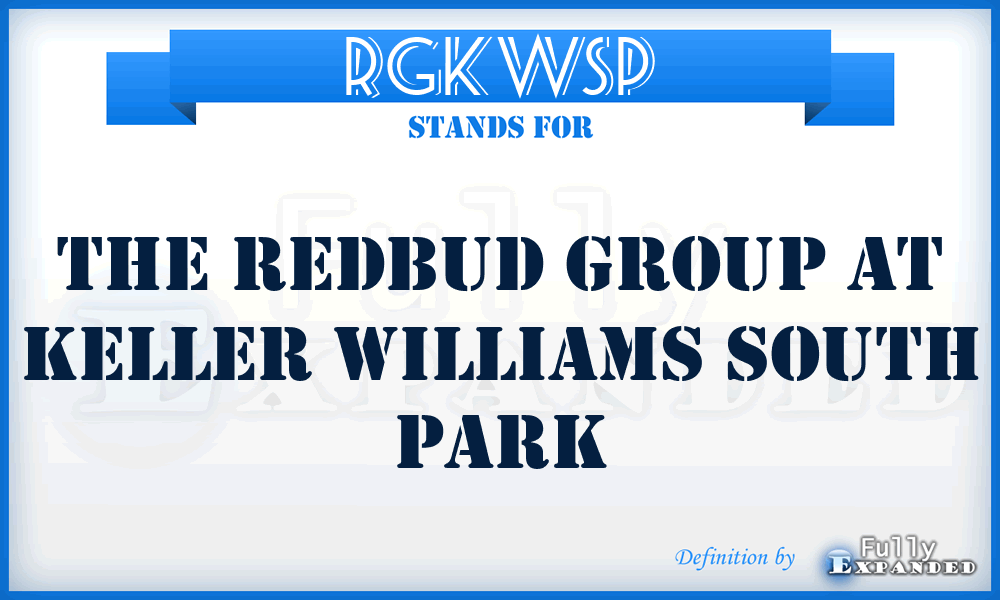 RGKWSP - The Redbud Group at Keller Williams South Park