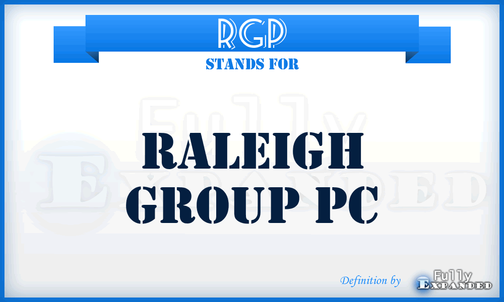 RGP - Raleigh Group Pc