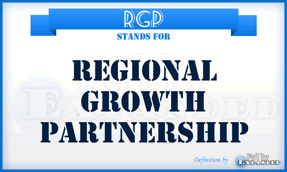 RGP - Regional Growth Partnership