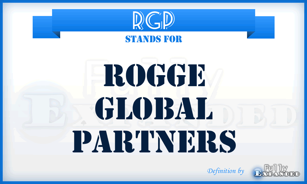 RGP - Rogge Global Partners