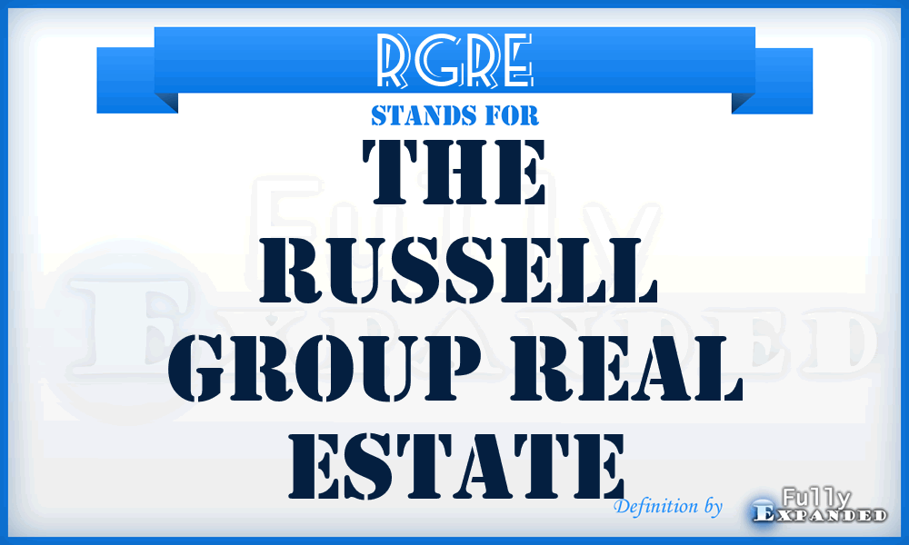 RGRE - The Russell Group Real Estate