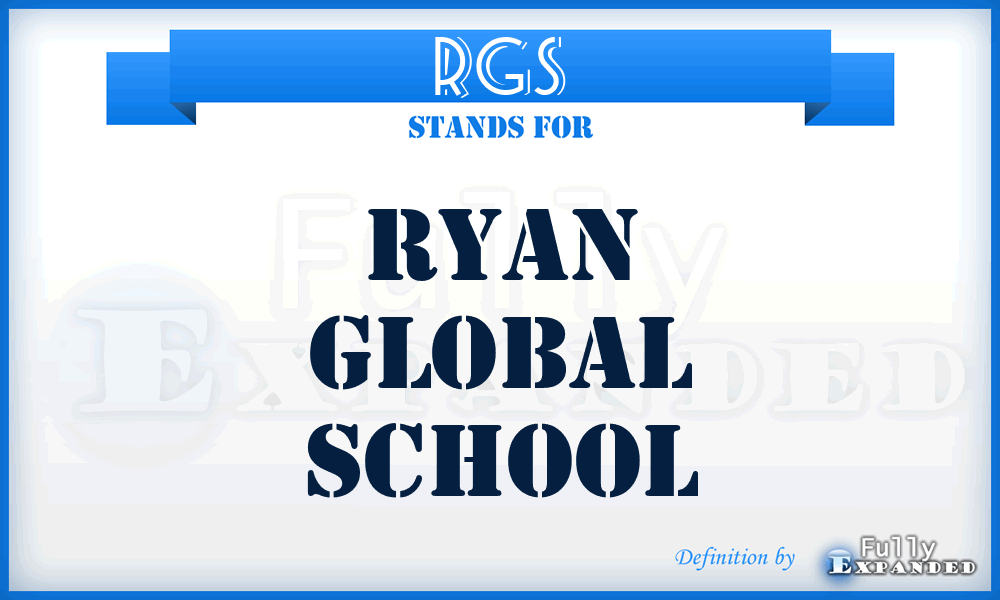 RGS - Ryan Global School