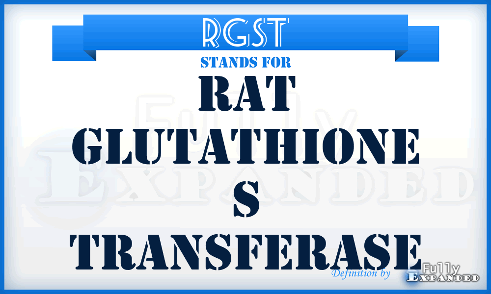 RGST - Rat Glutathione S Transferase