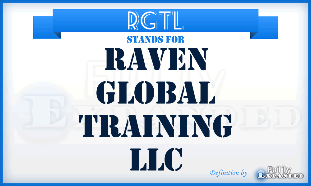 RGTL - Raven Global Training LLC