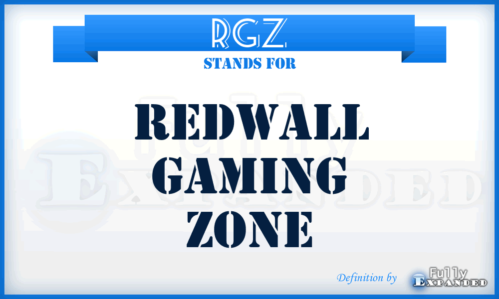RGZ - Redwall Gaming Zone