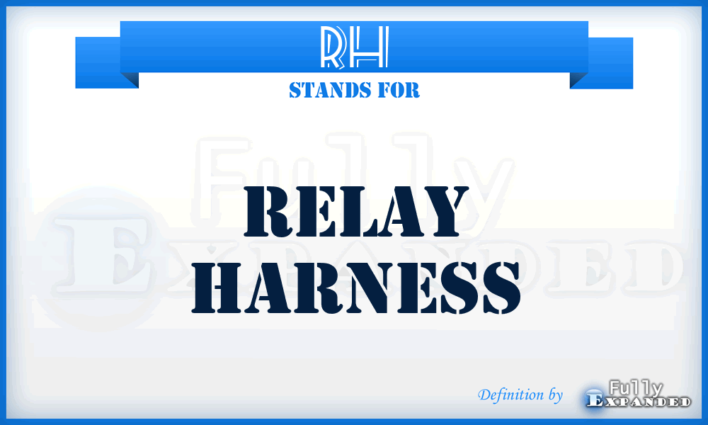 RH - Relay Harness