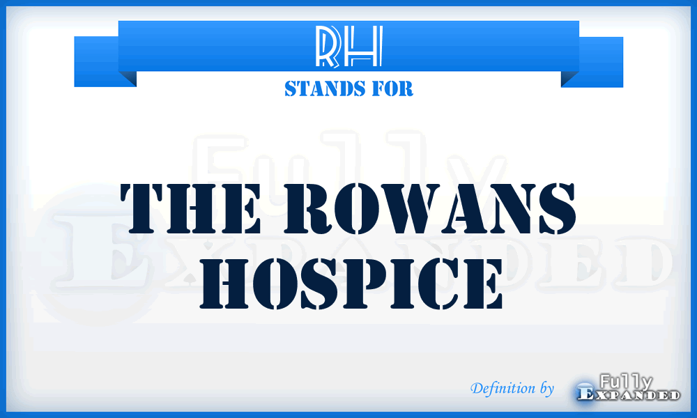 RH - The Rowans Hospice