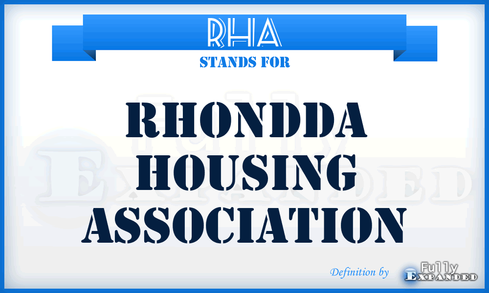 RHA - Rhondda Housing Association