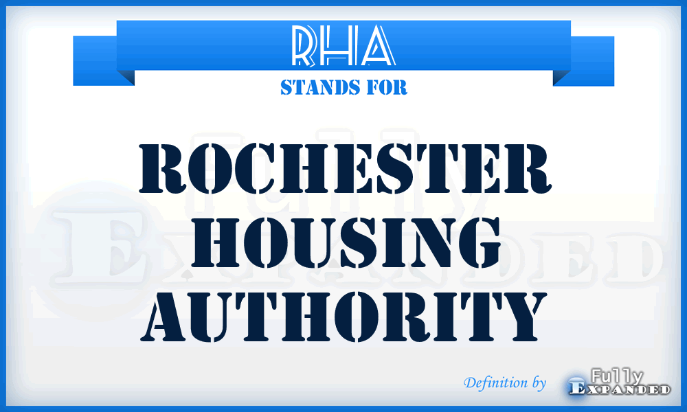 RHA - Rochester Housing Authority