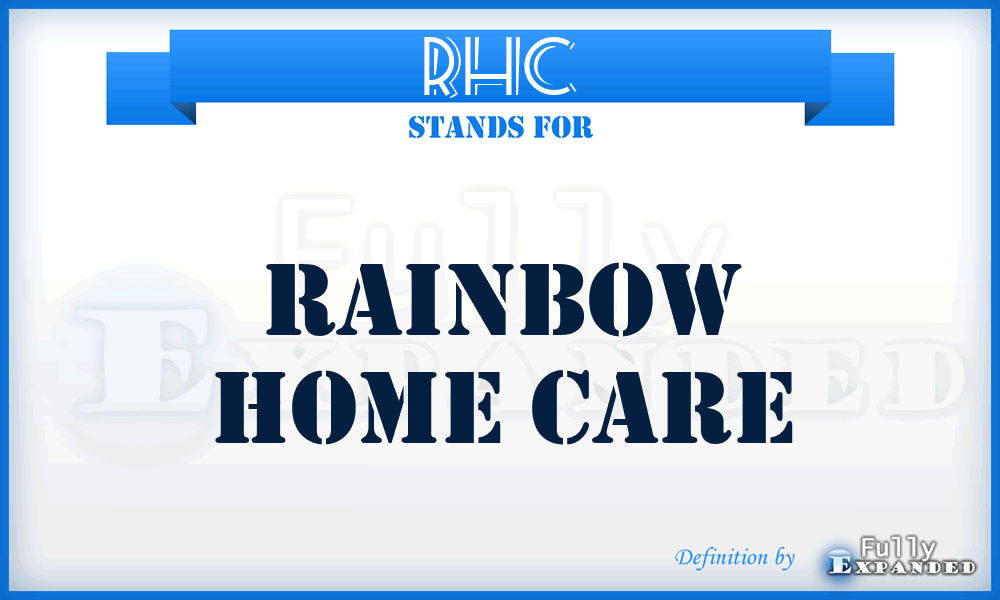 RHC - Rainbow Home Care