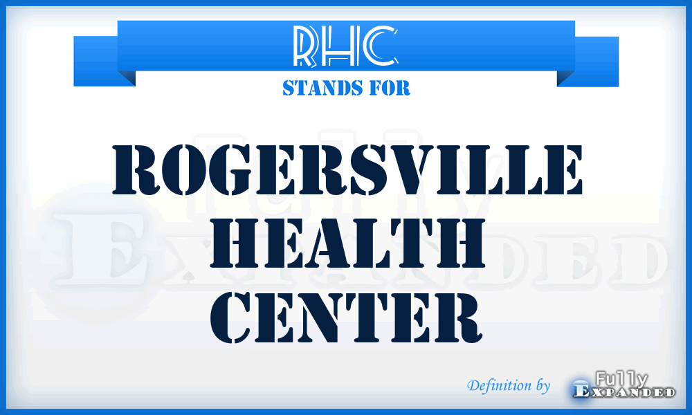 RHC - Rogersville Health Center