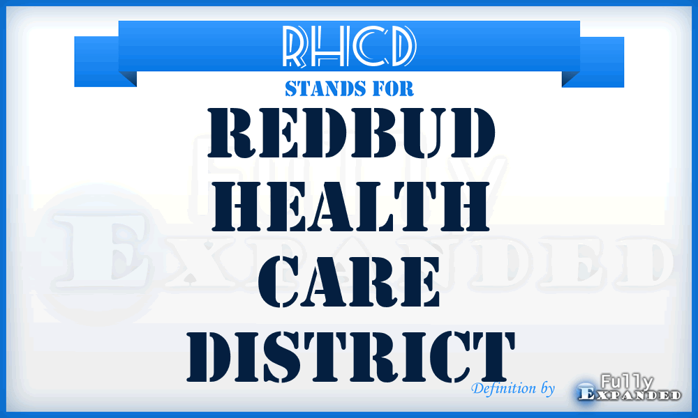 RHCD - Redbud Health Care District