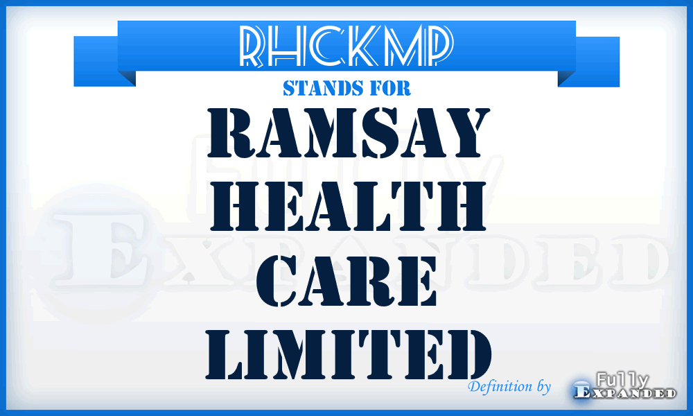 RHCKMP - Ramsay Health Care Limited