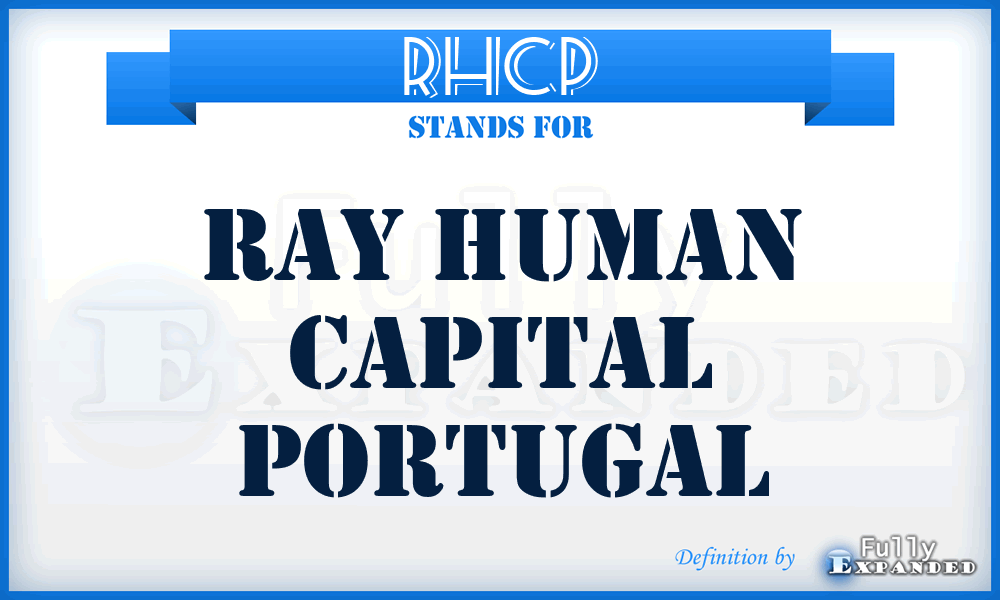 RHCP - Ray Human Capital Portugal