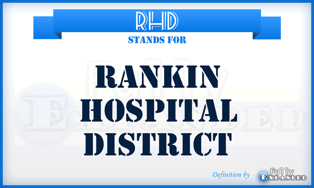 RHD - Rankin Hospital District