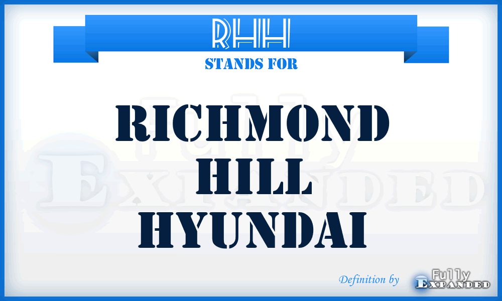 RHH - Richmond Hill Hyundai