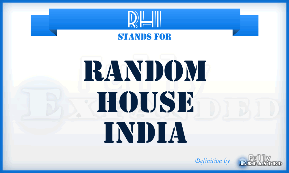 RHI - Random House India