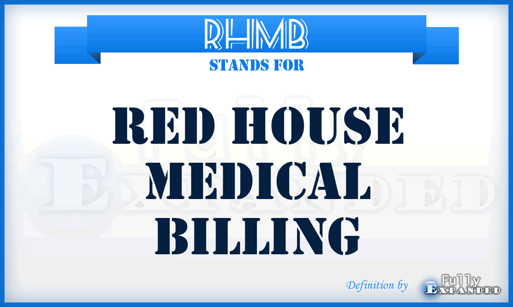 RHMB - Red House Medical Billing