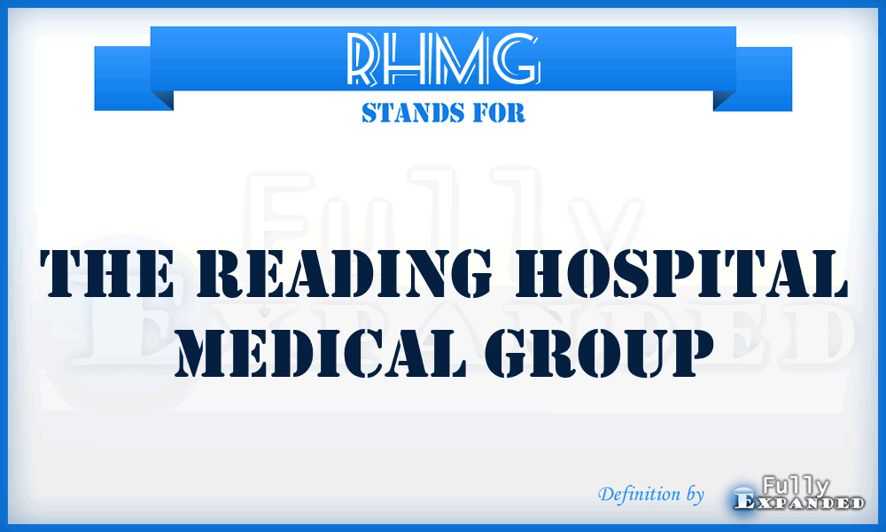 RHMG - The Reading Hospital Medical Group